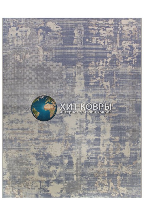 Российский ковер Rimma Lux 36874 Серый-голубой